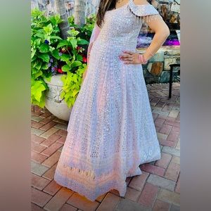 Indian Chickenkari Design Party Gown